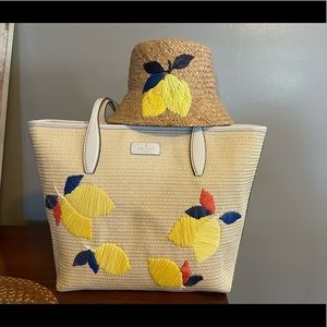 Kate Spade Straw Tote. Large